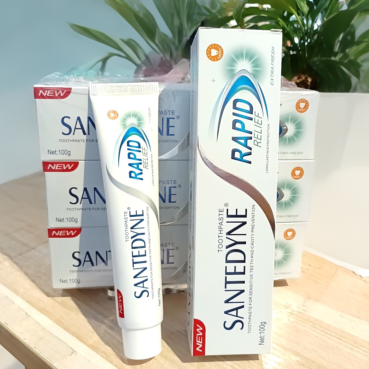SANTEDYNE foreign trade toothpaste cross-border export to Africa English toothpaste