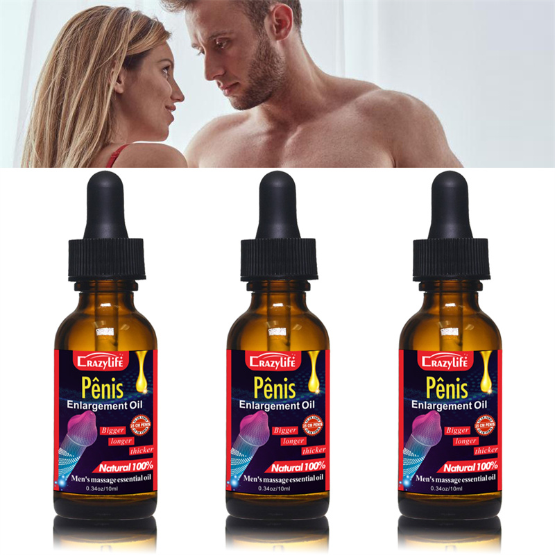 Crazylife Men's penis massage oil for enlargement and delay 10ml