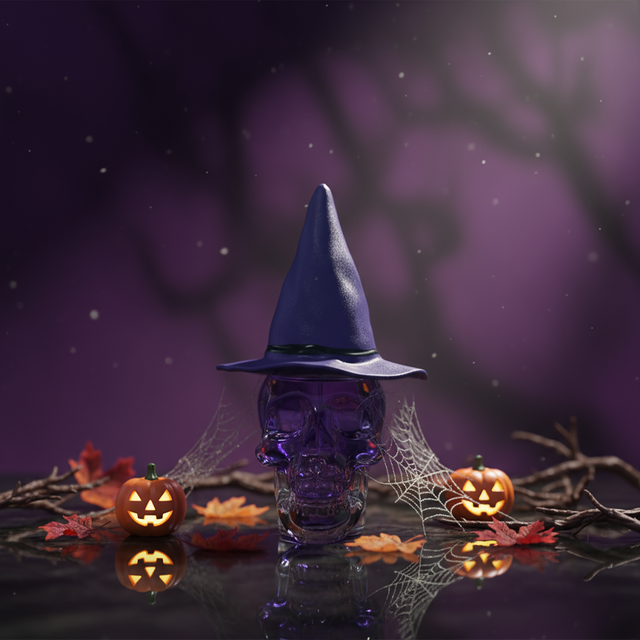 TONFLY Halloween Series Purple Beard Perfume Oil Beard Care Perfume Oil 30ML