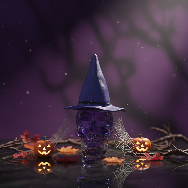 TONFLY Halloween Series Purple Beard Perfume Oil Beard Care Perfume Oil 30ML