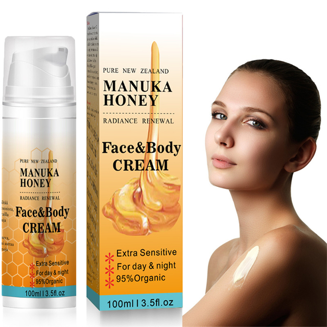 Crazylife Honey Body Cream 100ml Reduces Wrinkles, Whitens Skin