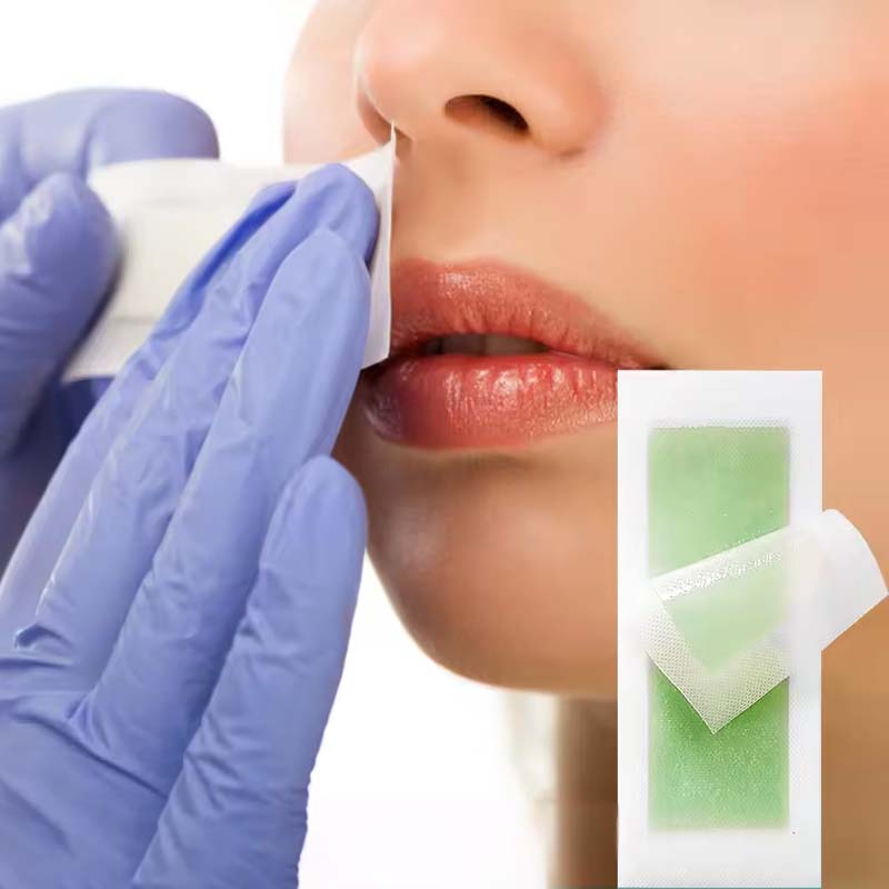 Depilatory Wax Strips - Easy Hair Removal for Body Legs Arms Long-Lasting Smooth