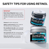 Anti-wrinkle cream with collagen, retinol and hyaluronic acid. Moisturizing facial cream for reducing neck wrinkles.
