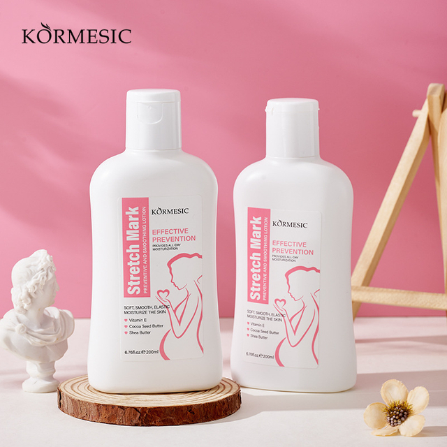 Stretch mark moisturizing body lotion
