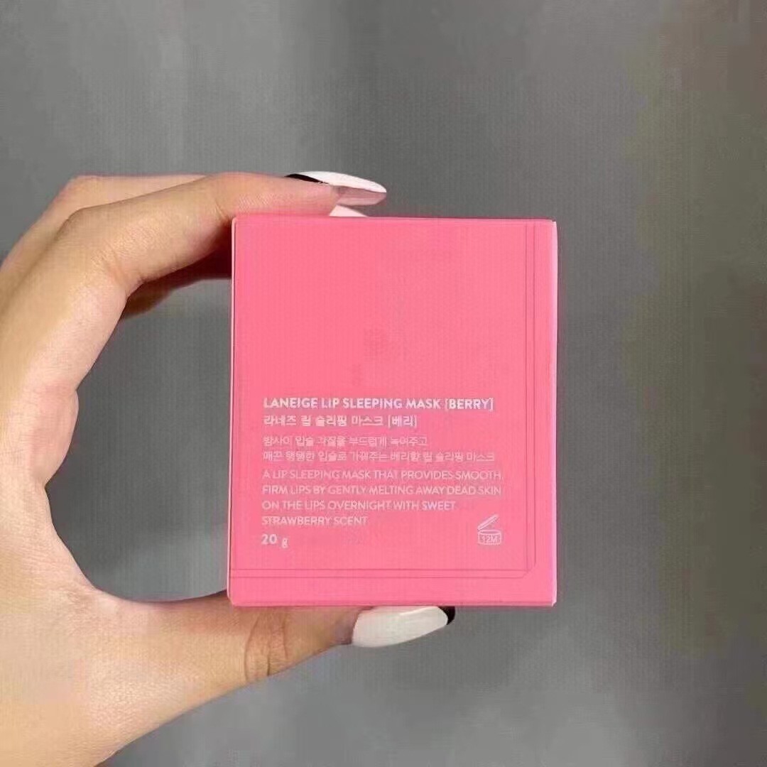 Lip mask 20g, Night Repairing Moisturizing Lip Balm 3g, Moisturizing Hydrating Strawberry Jelly Lip Mask, Moisturizing