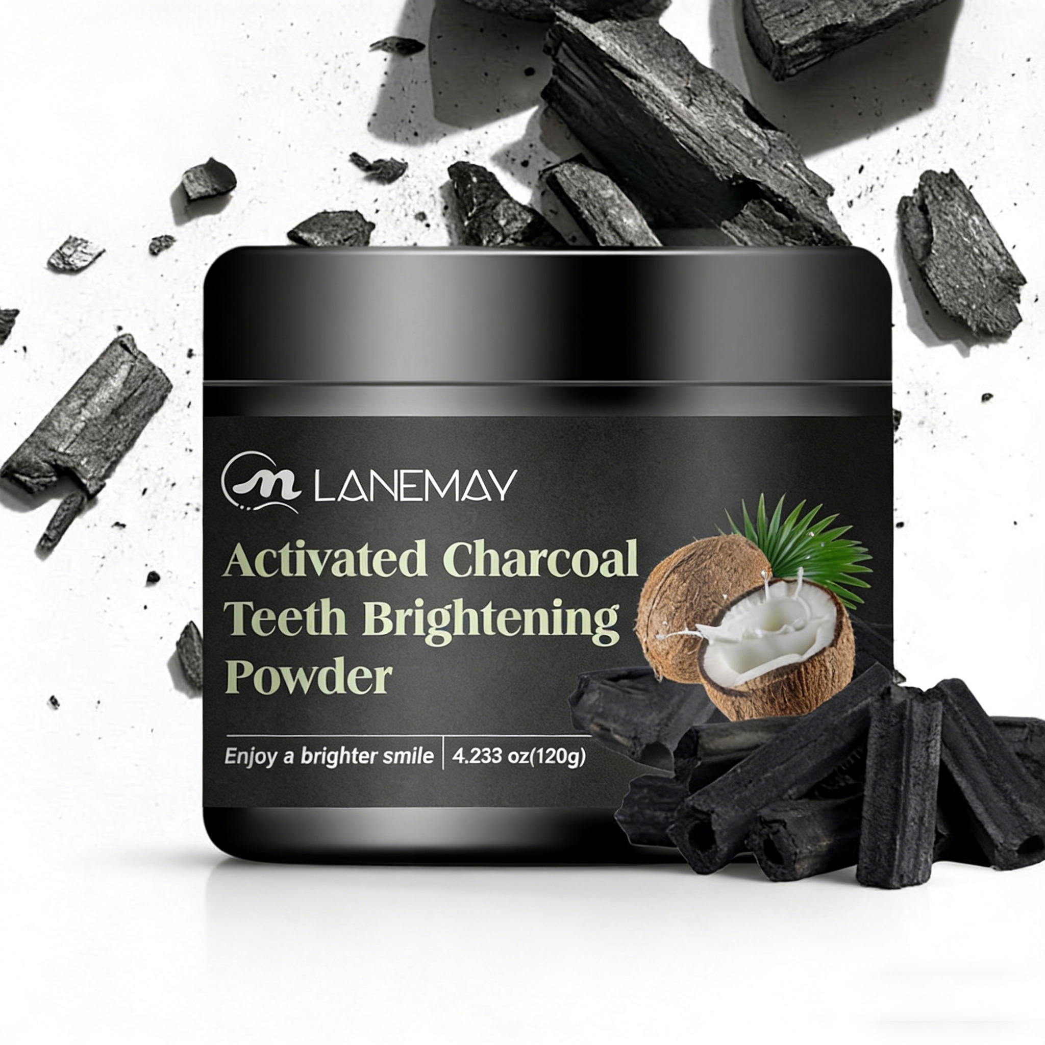 Activated carbon toothpaste - Deeply cleans teeth and whitens them.