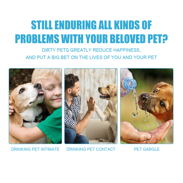 Pet toothpaste - Daily fresh care for cats and dogs' teeth. Removes tartar. Edible pet toothpaste.