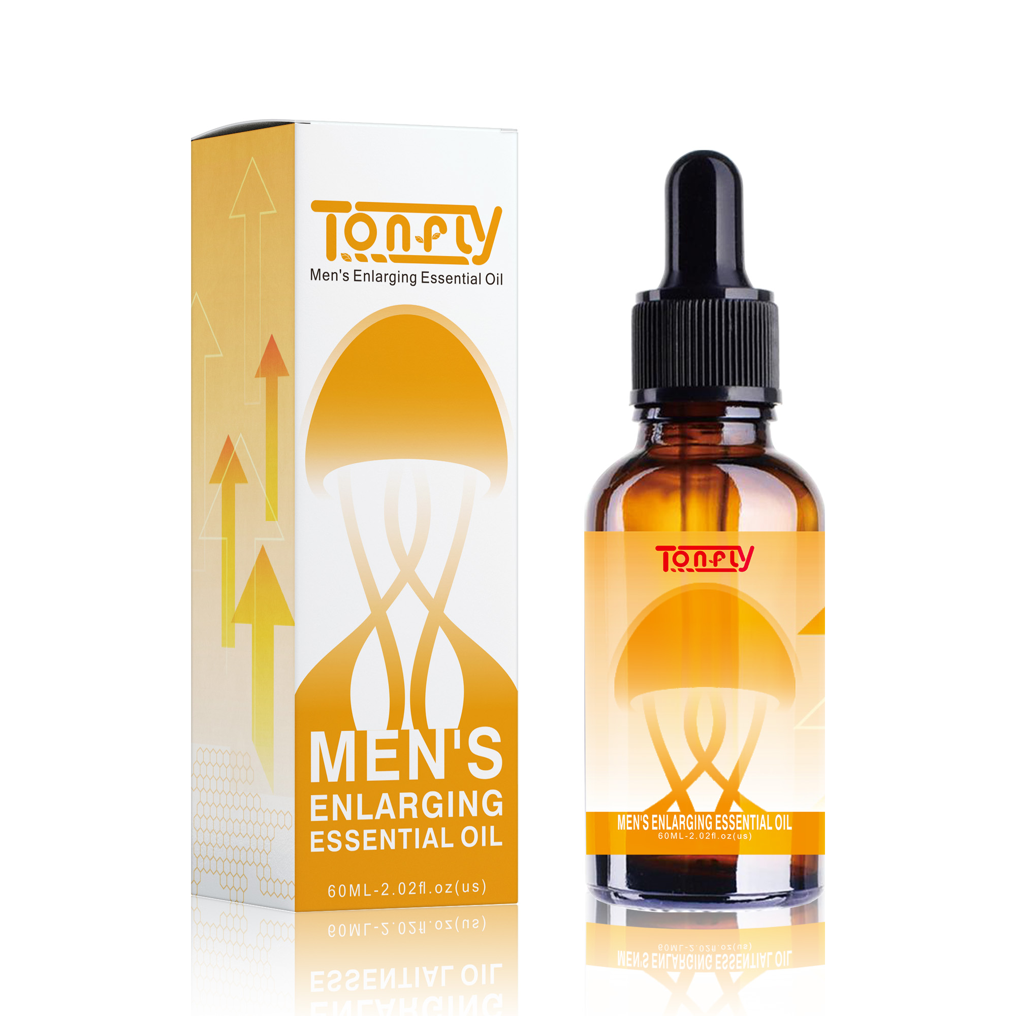 Tonfly Male penis enlargement essential oil for intimate area massage oil 60ml