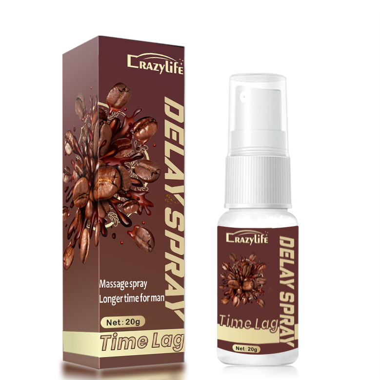 Crazylife Coffee flavor Men's Delay Spray Delayed-release essential oil 20ml