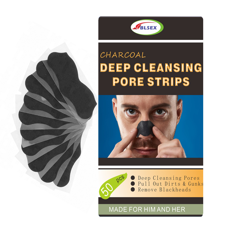 Deep Cleansing Pore Strips 50 Count Deep Cleansing Blackhead Remover Strips Nose Strips for Blackhead Removal