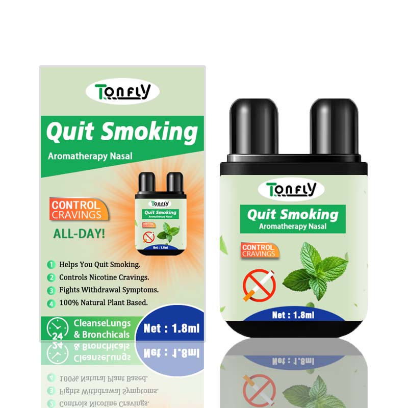 Peppermint Dual-Tip Nasal Inhaler - Fast Nasal Congestion Relief & Energizing Scent