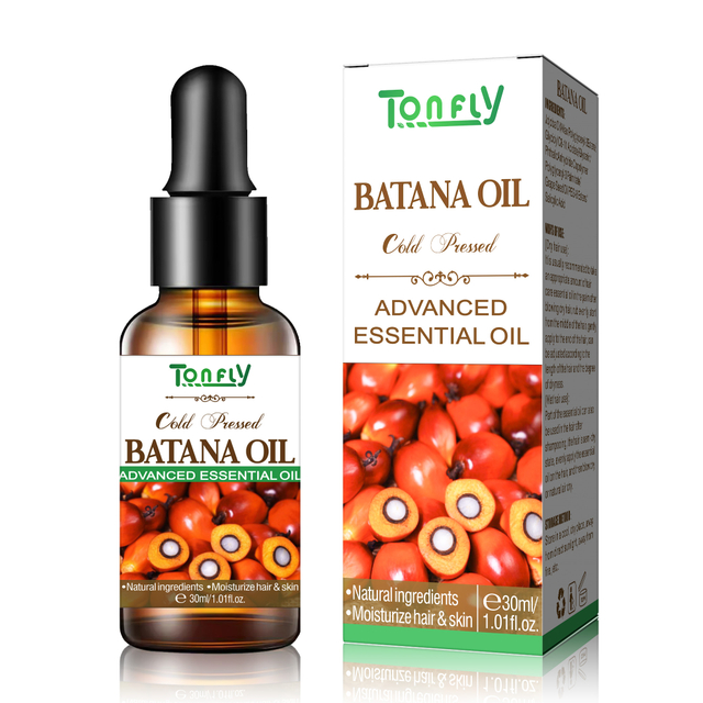 Organic Batana Hair Serum - Hydrating Anti-Frizz Oil to Boost Shine & Strength