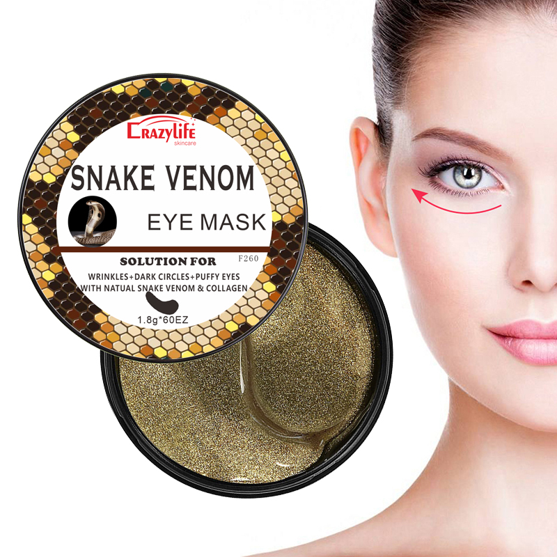 Snake Venom Eye Mask Peptide Essential Eye Patch Anti-Aging Collagen Eye Mask Wrinkles Anti-Puffiness