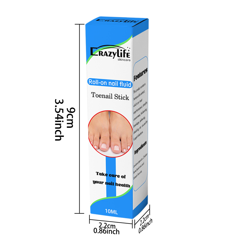Crazylife Nail Repair Roller, Nail Fungus Treatment Softened Nails Brightened Nails Thickened Nail Care Liquid
