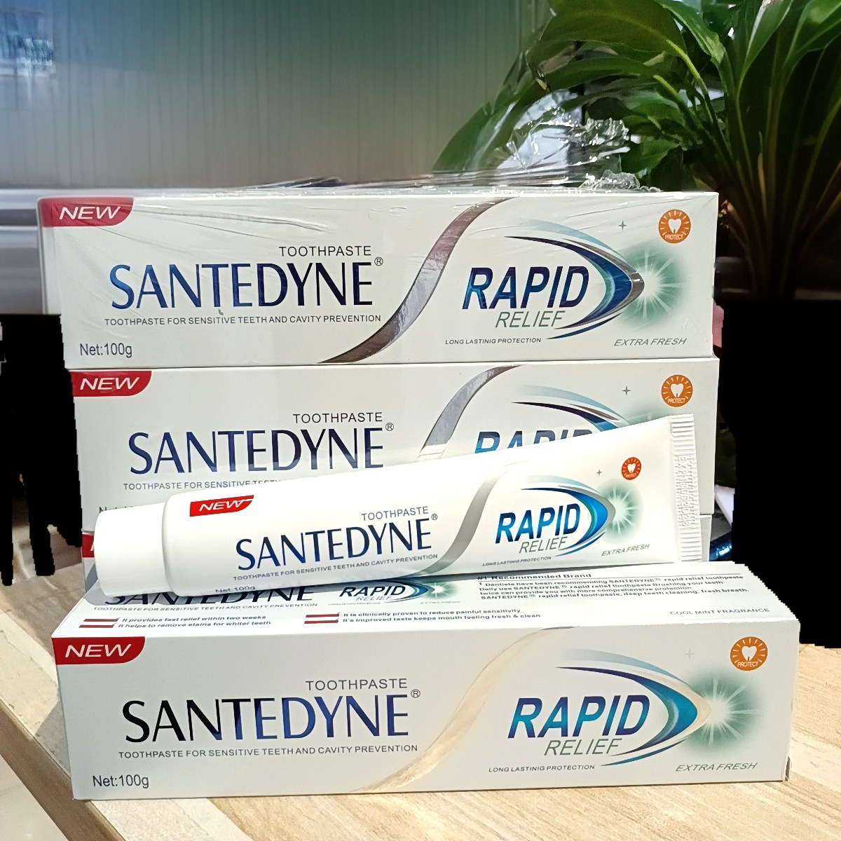 SANTEDYNE foreign trade toothpaste cross-border export to Africa English toothpaste