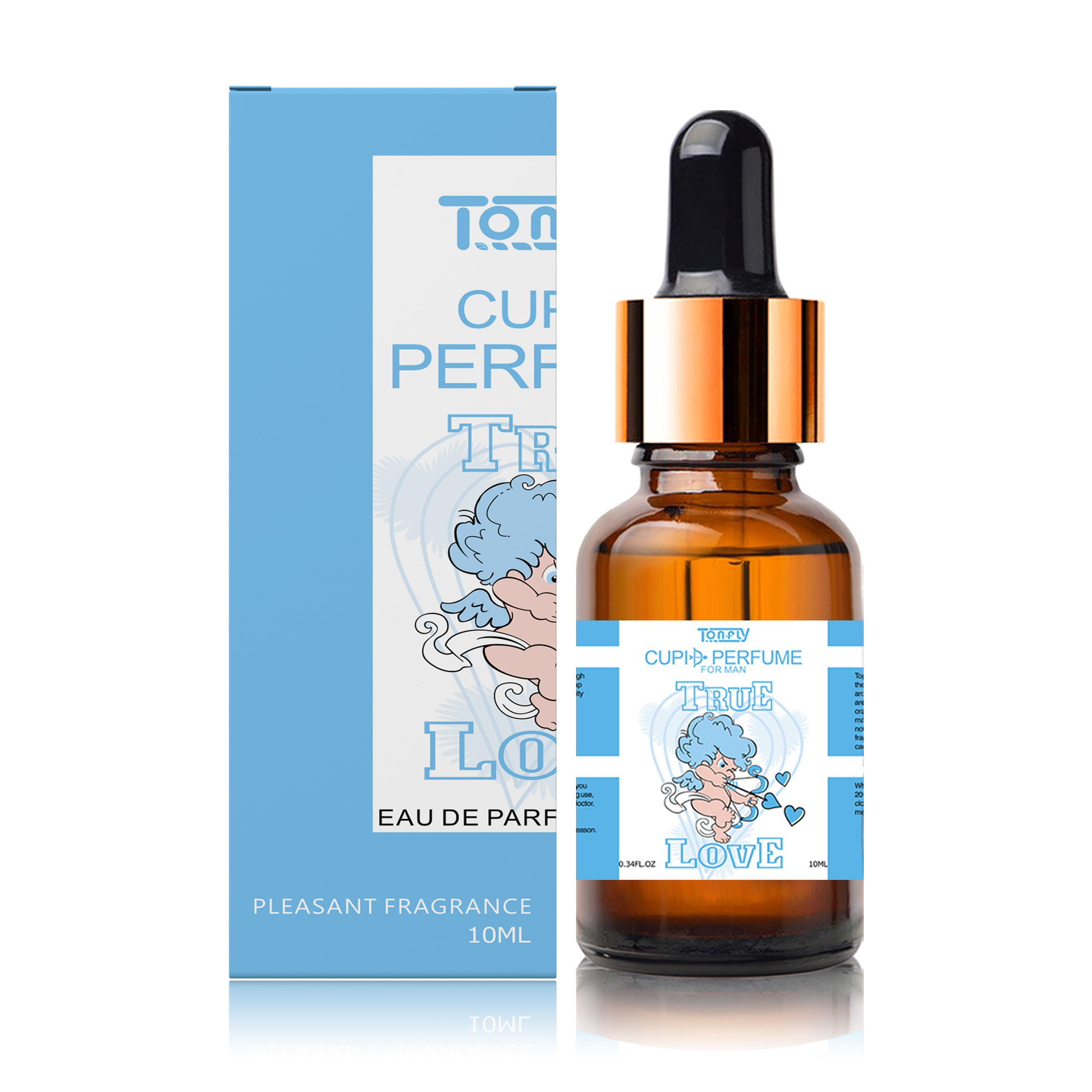 TONFLY Cupid Series Men's Perfume, Informational Fragrance Oil, 10ml, Charm Release Fragrance Oil