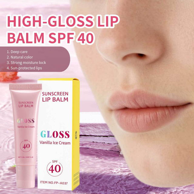 Glowy Moisturizing Lip Balm SPF 40 15ml